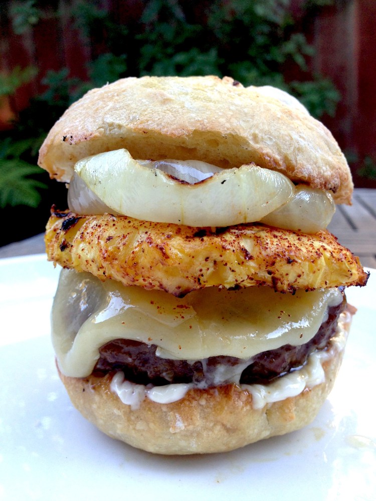 Grilled Teriyaki Pineapple Burger