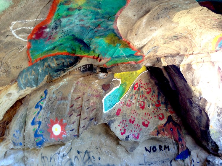 Modern Day Cave Paintings including the famous "Norm"