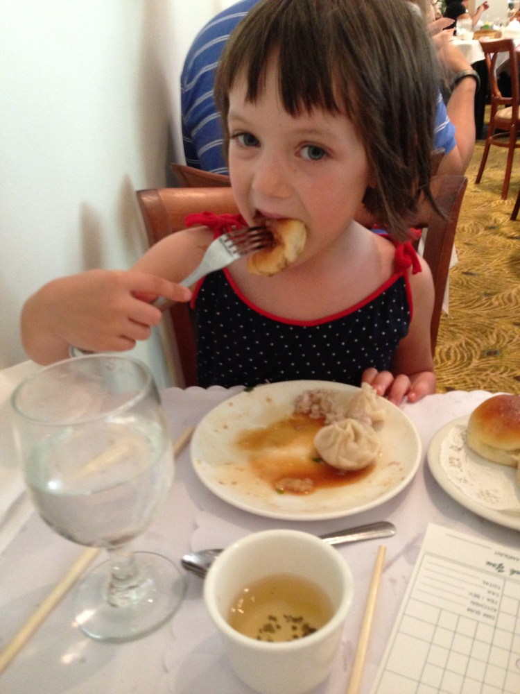 Right after this shot, she shoved the entire thing in her mouth. 